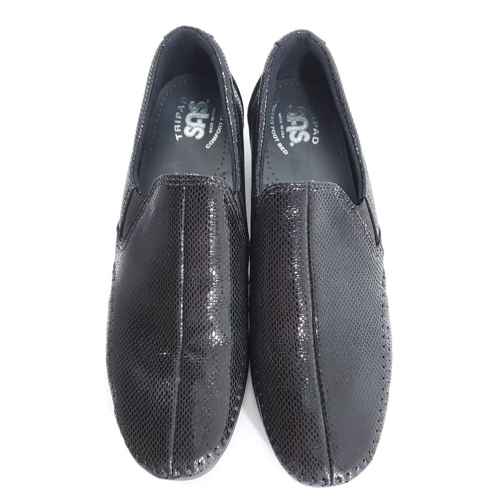 SAS Women Shoes Flat Loafer Tripad Comfort Foot Bed Black Size 7.5 - USA
